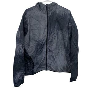 Nike Trail Tie Dye Grey Athletic Windbreaker Jacket